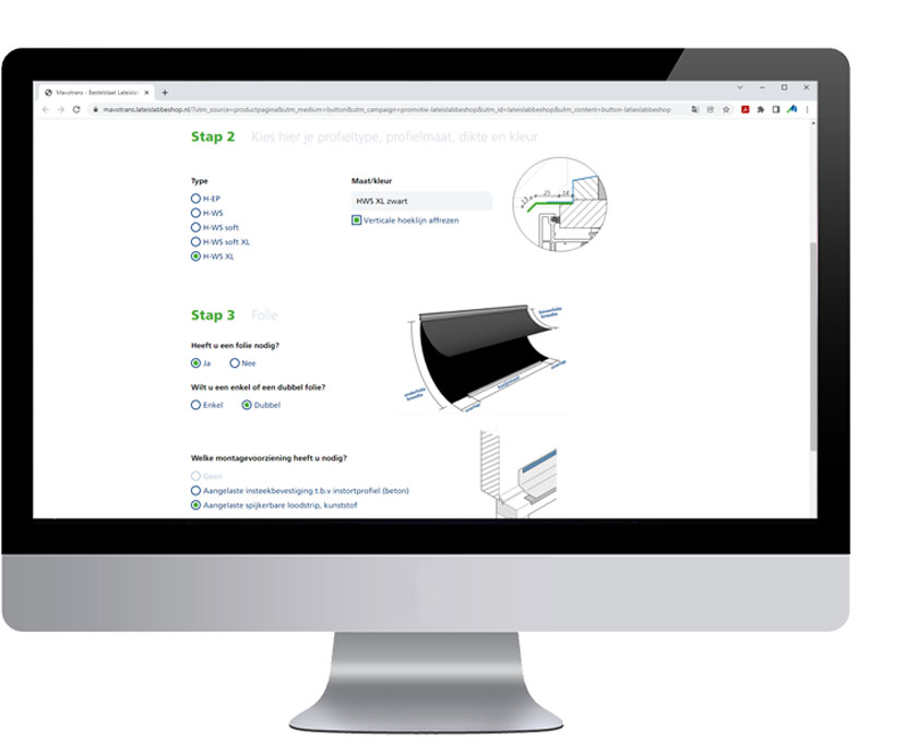 Ontdek de Mavotrans online besteltool voor lateislabbe