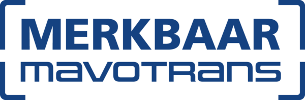 Merkbaar Mavotrans donkerblauw